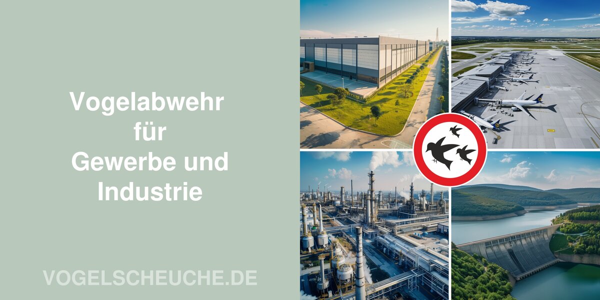 Vogelabwehr für Gewerbe und Industrie