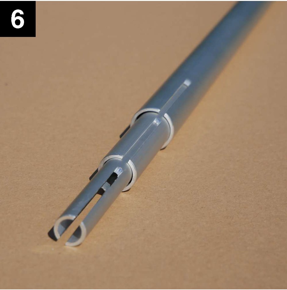 Aluminium-Rute – Rohrverbinder