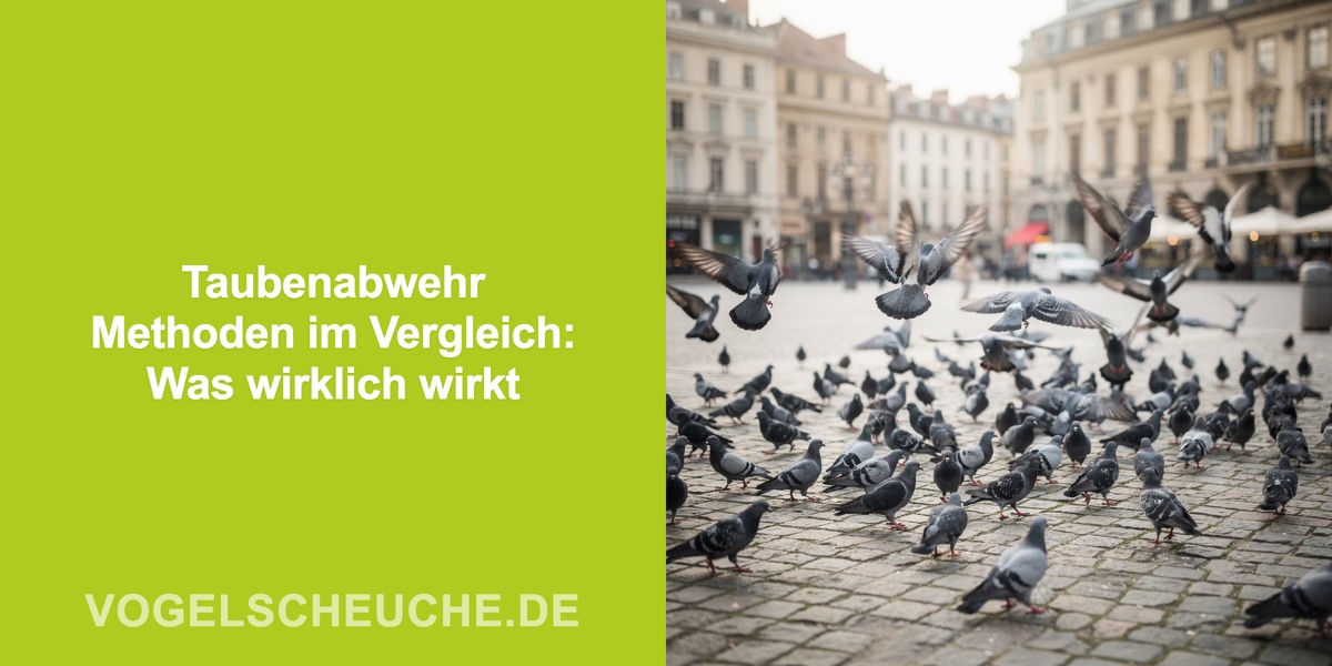 Taubenabwehr Methoden im Vergleich: Was wirklich wirkt