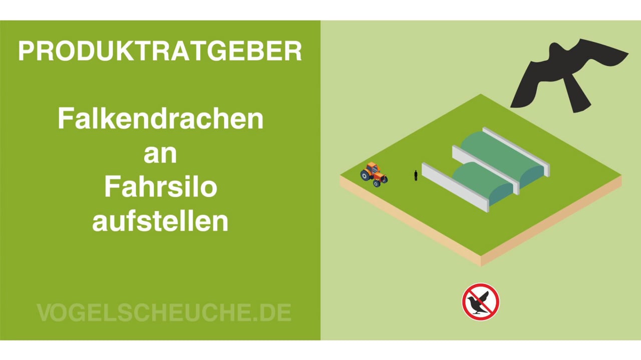 Video-Ratgeber: Falkendrachen am Fahrsilo aufstellen